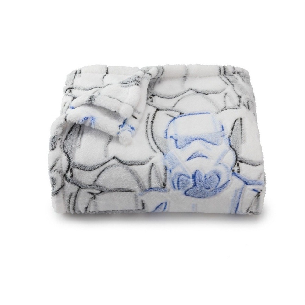 The Big One Disney Star‎ Wars Plush Throw 5'x6' Blanket Christmas Gift Soft